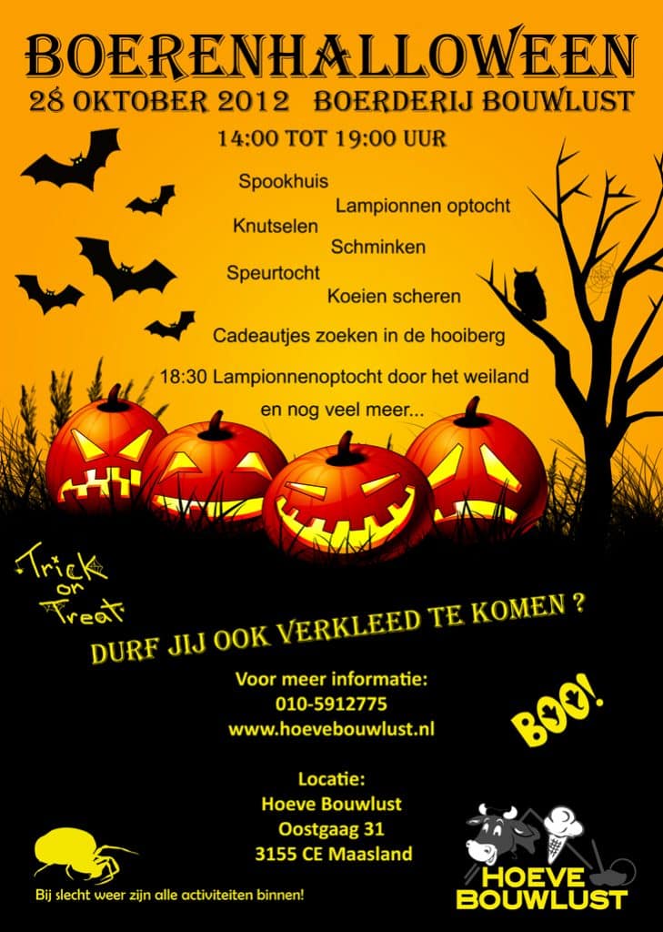 Flyer Boerenhalloween 2012